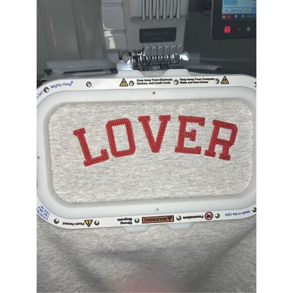lover embroidered sweatshirt chain stitching - Picture 5 of 5